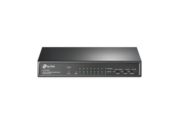 9-Port Desktop Switch 8-Port PoE+