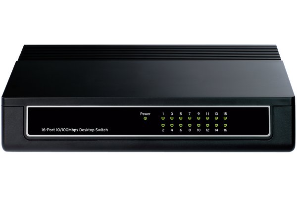 16-port 10/100M Desktop Switch