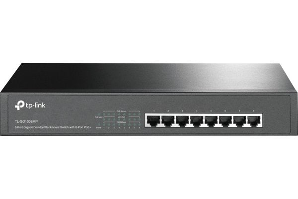 8-Port GB Desktop/RM Switch 8-Port PoE+
