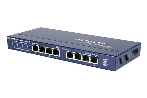 NETGEAR GS108GE Switch 8 ports Gigabit