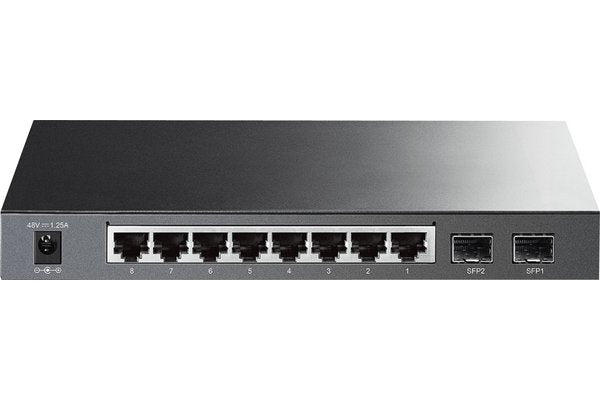 8 Port Smart PoE Switch with 2 SFP ports