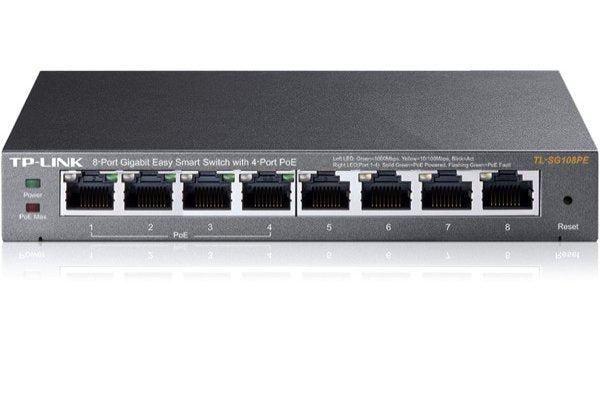 TP-LINK 8-Port Gigabit Desktop PoE Easy Smart Switch, 8 Gigabit RJ45 Ports inkl. 4 PoE Ports, 55W PoE Gesamtleistung
