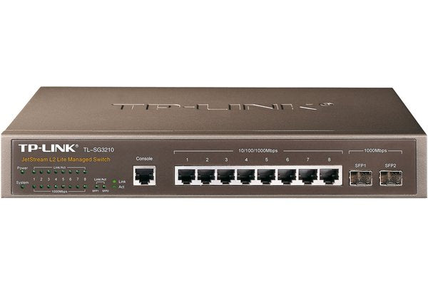 TP-LINK SG3210XHP-M2 Switch SND Niv2+ 8p 2.5G PoE+ & 2 SFP+ 240W