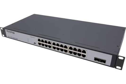 DEXLAN Switch 24 ports Gigabit + 2 ports SFP Fibre optique Gigiabit