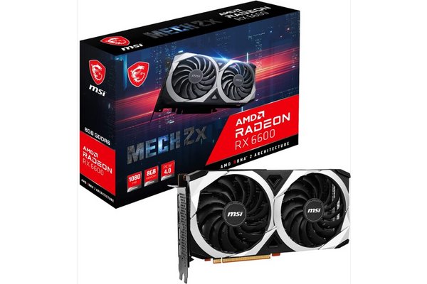 Carte graphique MSI Radeon RX 6600 MECH 2X 8G