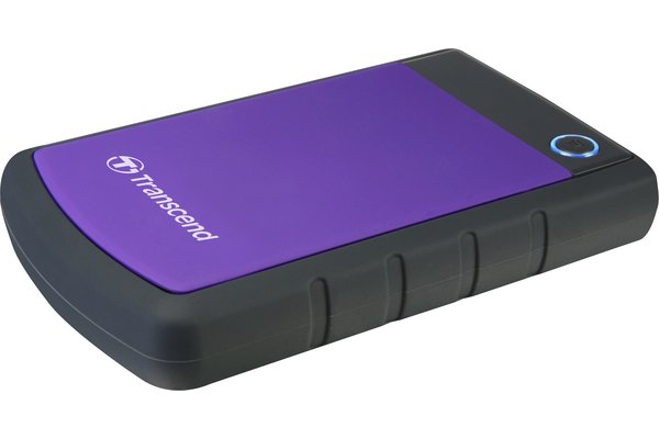 TRANSCEND StoreJet 25H3P - 2.5p Disque dur externe 1To Anti-choc Violet