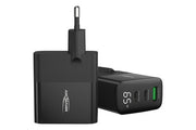 CHARGEUR SECTEUR 1 PORT USB Type-A QC + 2 PORTS USB Type-C PD 65 W