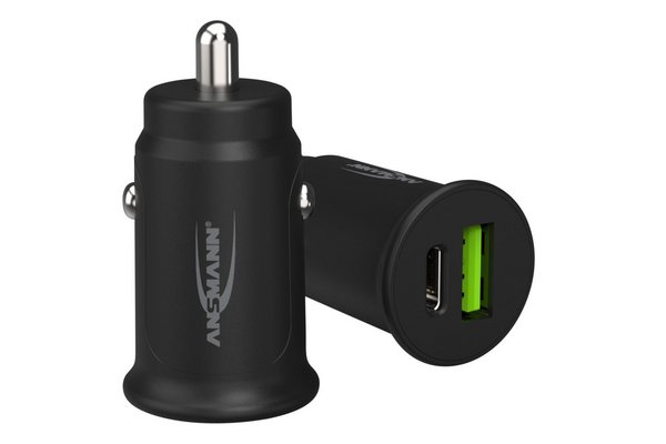 CHARGEUR ALLUME-CIGARE 1 PORT USB Type-A QC + 1 PORT USB Type-C PD