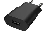 CHARGEUR SECTEUR 1 PORT USB Type-A 1,0 A NOIR