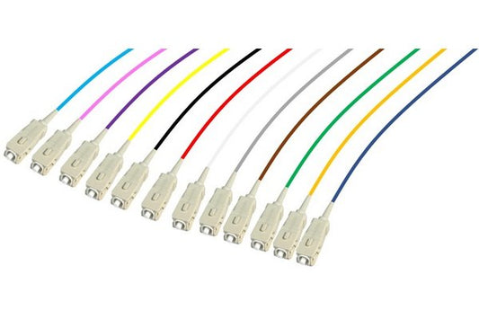 PIGTAIL OM4 SC/UPC LSOH 12 CONNECTEURS 2m