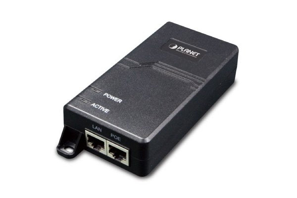 PLANET POE-163 commutateur réseau Gigabit Ethernet (10/100/1000) Connexion Ethernet, supportant l'alimentation via ce port (PoE) Noir