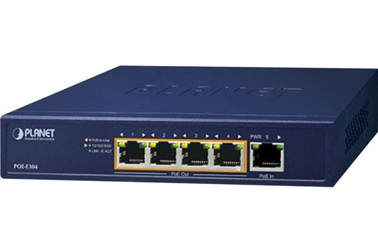 Planet POE-E304 switch 1 Ultra PoE++ vers 4 Gigabit PoE+