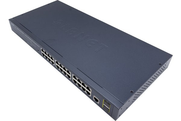 PLANET GS-4210-24T2S commutateur réseau Géré L2 Gigabit Ethernet (10/100/1000) 1U Bleu