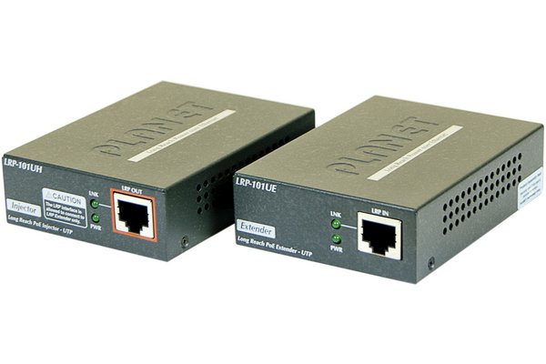 PLANET LRP-101U-KIT prolongateur réseau Émetteur et récepteur réseau Bleu 10, 100 Mbit/s