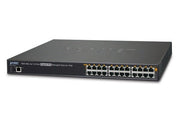PLANET HPOE-1200G Géré Gigabit Ethernet (10/100/1000) Connexion Ethernet, supportant l'alimentation via ce port (PoE) 1U Bleu