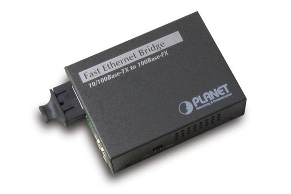 PLANET FT-802 convertisseur de support réseau 100 Mbit/s 1310 nm Multimode, Monomode Noir