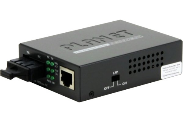 PLANET FT-802S15 convertisseur de support réseau 100 Mbit/s 1310 nm Monomode Noir