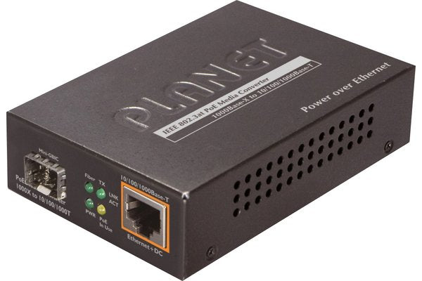 PLANET GTP-805A convertisseur de support réseau 1000 Mbit/s Bleu