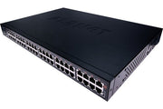 PLANET HPOE2400G commutateur réseau Géré Gigabit Ethernet (10/100/1000) Connexion Ethernet, supportant l'alimentation via ce port (PoE) 1U Bleu