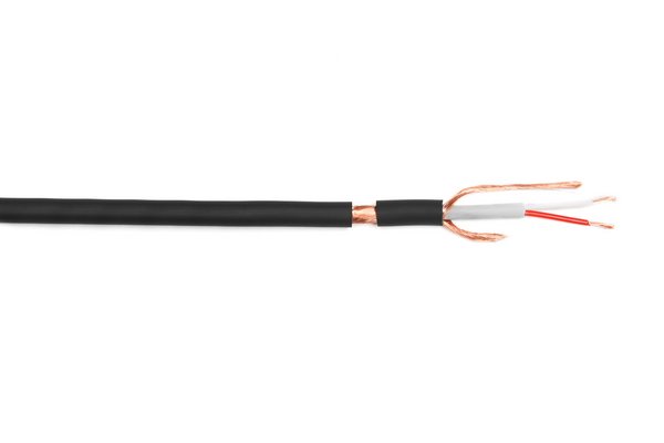 TESCA Guido Cable Microphone souple double guipage 2 x 0,22mm²  gaine noire