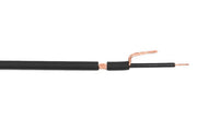 TESCA Microphone asymétrique double guipage 1 x 0,22mm² gaine noire