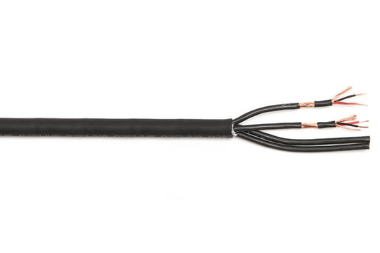 TESCA GULEUS4022 Multipaires blindées P/P guipage 4 x 2 x 0,22mm² gaine noire