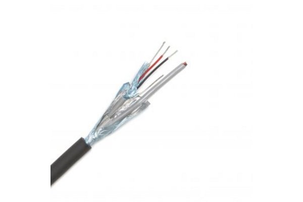 TESCA Multipaires blindées P/P + général aluminium 2 x 2 x 0,22mm² gaine noire