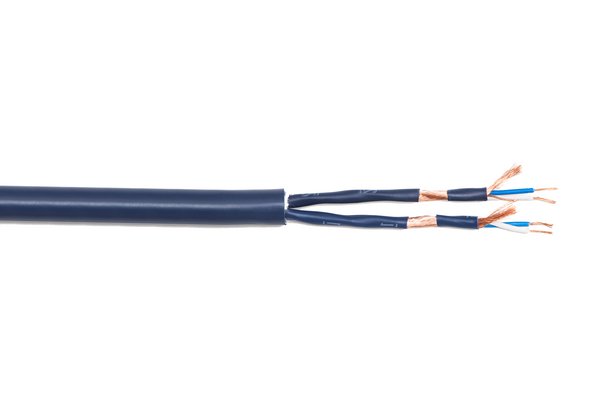 TESCA Multipaires blindées P/P guipage 2 x 2 x 0,22mm² gaine bleu