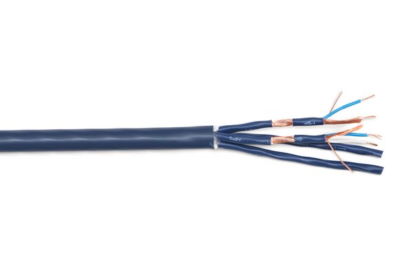 TESCA - MAGNUM4022 - Multipaires blindées P/P guipage 4x2x0,22mm² bleu