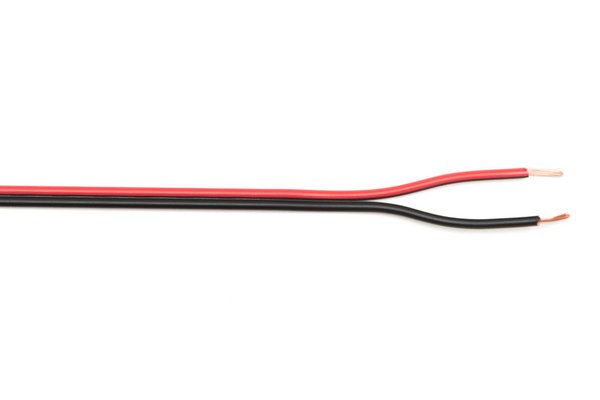 TESCA - BLACKRED - HP méplat 2 x 0,75mm² rouge/noir