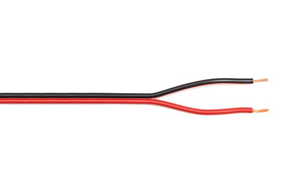 TESCA - BLACKRED - HP méplat 2 x 1,5mm² rouge/noir