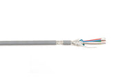 TESCA Cable multiconducteurs blindé alu + tresse 8 x 0,22mm² gaine grise