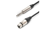 TESCA Cordon GENIUS XLR 3 femelle / jack stereo 6,35 NEUTRIK de 5m