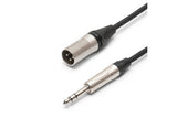 TESCA CORDON GENIUS XLR MALE / JACK STEREO 6,35 NEUTRIK DE 5 M