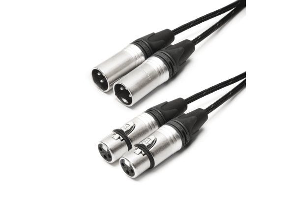 TESCA Cordon HAWA en XLR 3 male / RCA male NEUTRIK de 1m