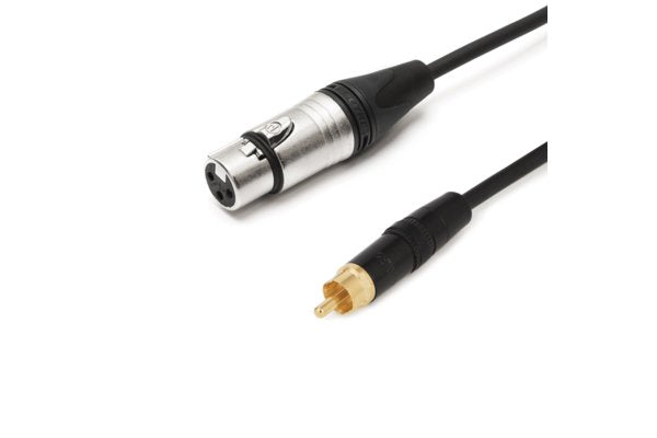 TESCA Cordon HAWA en XLR 3 femelle / RCA male NEUTRIK de 15m