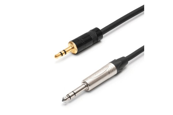 TESCA Cordon AMAZONE en jack 3,5 stereo / jack 6,35 stereo de 15m