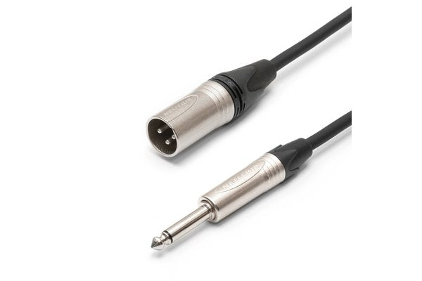 TESCA Cordon HAWA en XLR 3 male / jack mono 6,35 NEUTRIK de 3m