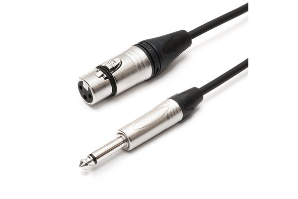 TESCA Cordon HAWA en XLR 3 femelle / jack mono 6,35 NEUTRIK de 3m