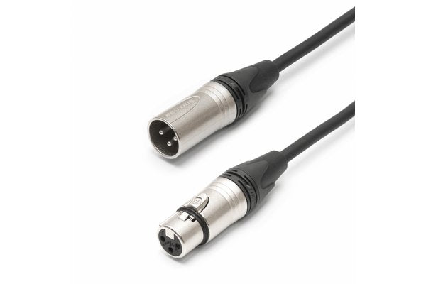 TESCA Cordon DMX ALTRO 4034 noir en XLR 3 m / f NEUTRIK de 20m