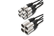 TESCA Cordon MAGNUM 8022 en XLR 3 male / femelle NEUTRIK de 1m