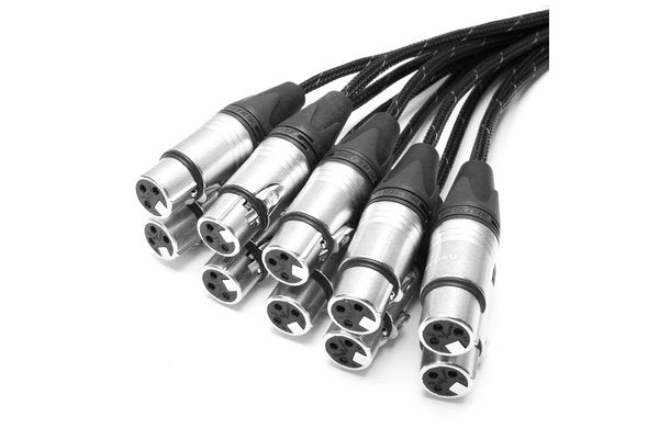 TESCA Cordon MAGNUM 16022 en XLR 3 male / femelle NEUTRIK de 3m