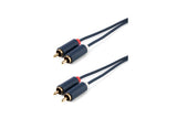 ALTIMIUM CORDON MOULE (AWG24) 2 RCA MALE / 2 RCA MALE DE 2 M