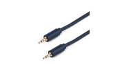 TESCA Cordon moulé HQ awg24 gaine souple jack 3,5 stéréo male / male de 3m