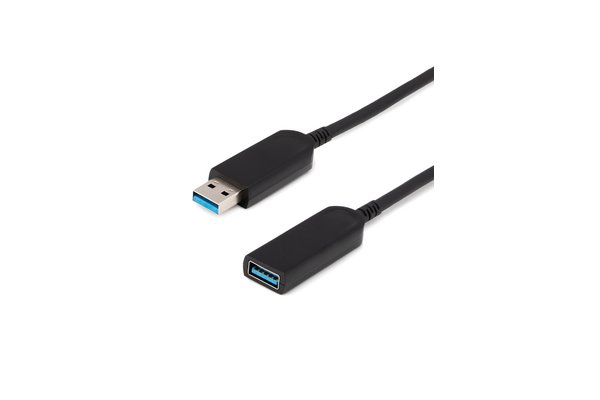 TESCA Cordon fibré USB 3 10Gb/s type A male (PC) / type A femelle (device) 30m
