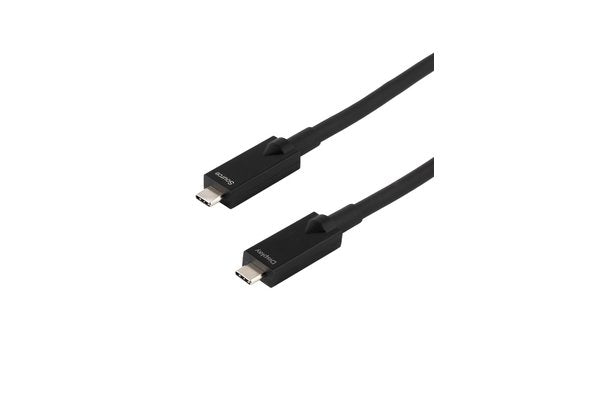 TESCA Cordon fibré USB 3.2 10Gb/s data+vidéo+power (60W) type C male/male 15m