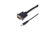 TESCA Cordon premium VGA HD15 male / male + jack 3,5 stéréo de 5m