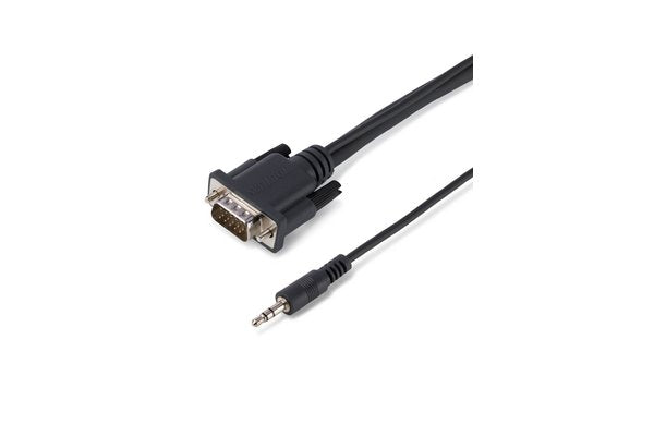 TESCA Cordon premium VGA HD15 male / male + jack 3,5 stéréo de 5m