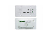 ALTIMIUM Emetteur mural HDBaseT, 4K×2K@60Hz 4:2:0 40 m, 2 HDMI & 1 US