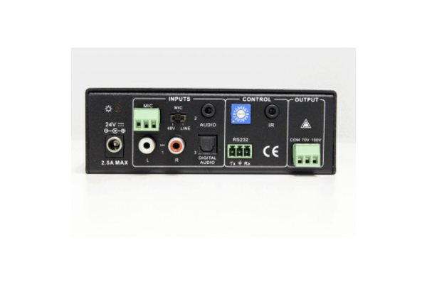 ALTIMIUM - Amplificateur Audio 40W (70V/100V) - 3 Line In/1 entrée MIC